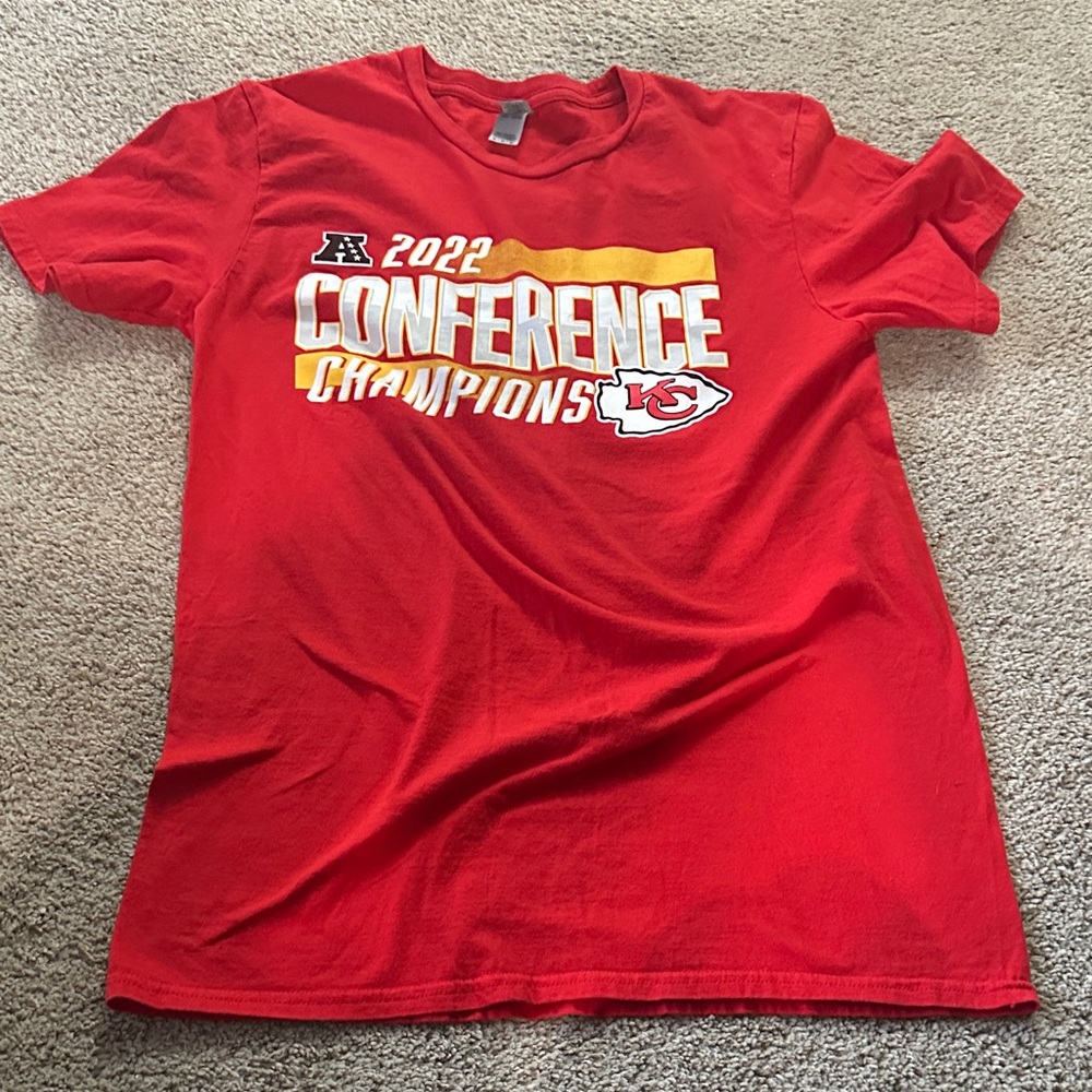 Kansas City Chiefs 2022 Conference Champions Red T-Shirt
